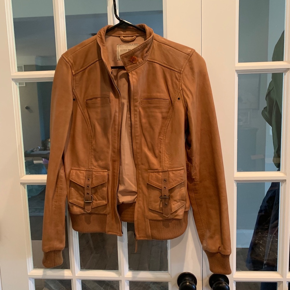 Lucky brand leather jacket